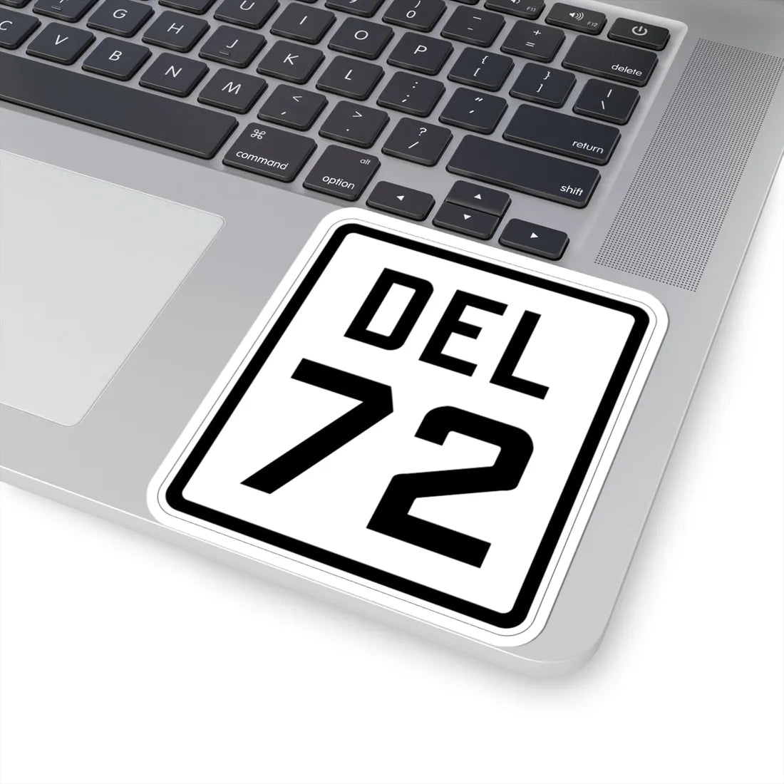 Delaware 72 1926 (Delaware) (Road Sign) STICKER Vinyl Kiss-Cut Decal - The Sticker Space