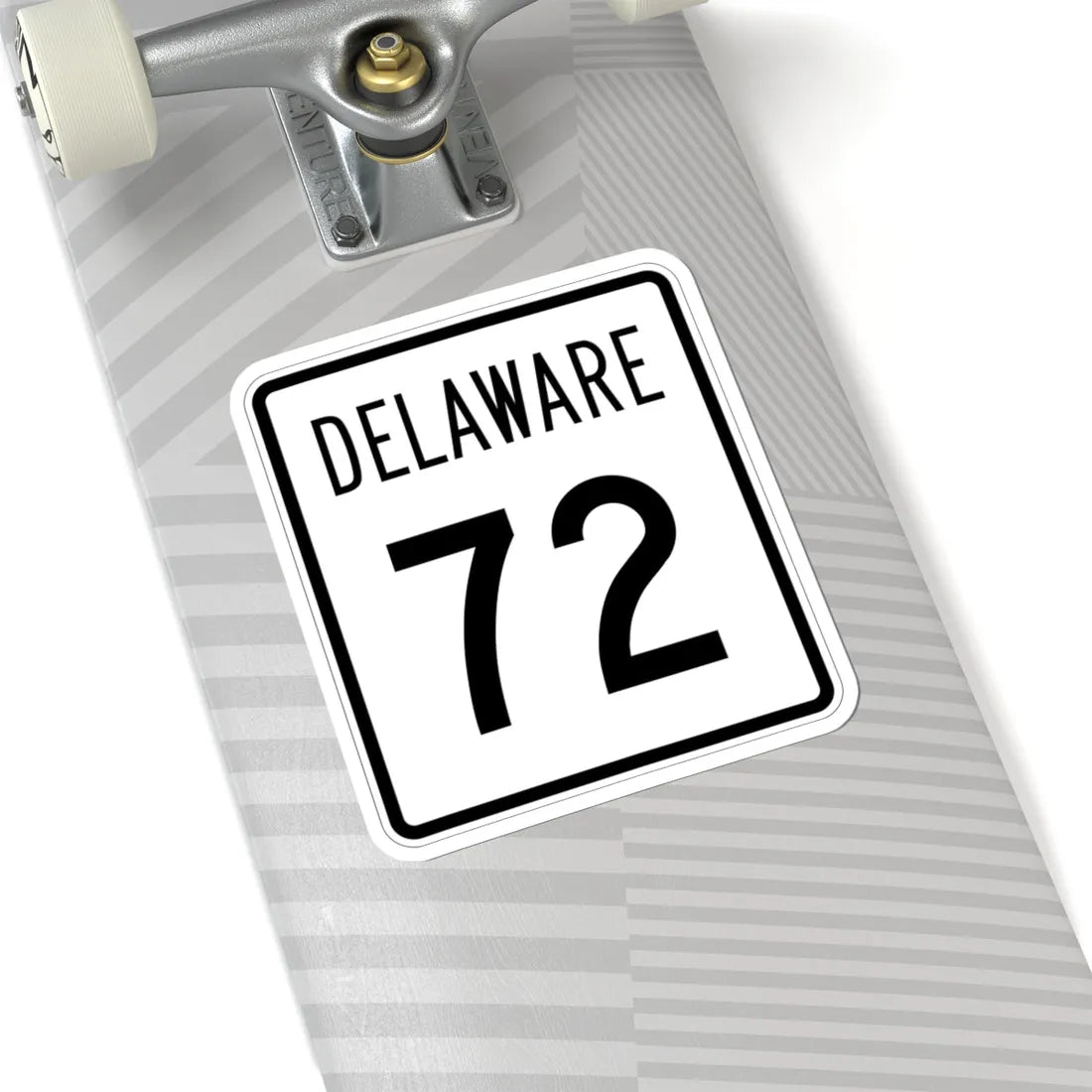 Delaware 72 1955 (Delaware) (Road Sign) STICKER Vinyl Kiss-Cut Decal - The Sticker Space