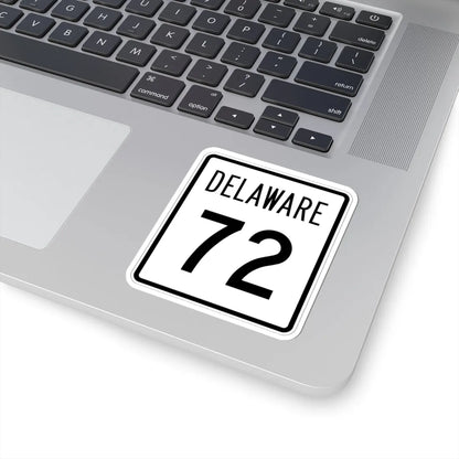 Delaware 72 1955 (Delaware) (Road Sign) STICKER Vinyl Kiss-Cut Decal - The Sticker Space
