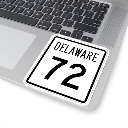 Delaware 72 1955 (Delaware) (Road Sign) STICKER Vinyl Kiss-Cut Decal - The Sticker Space