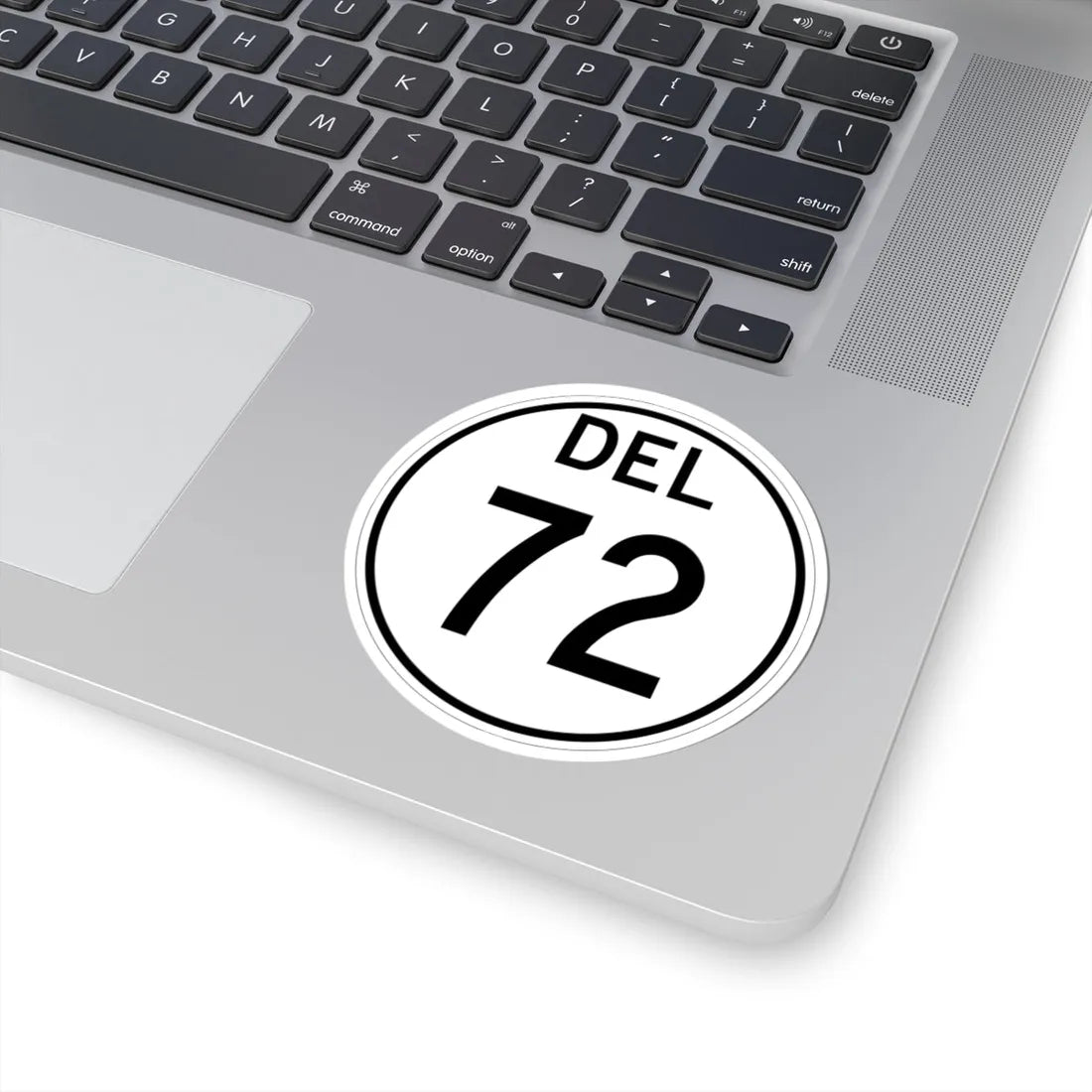 Delaware 72 1964 (Delaware) (Road Sign) STICKER Vinyl Kiss-Cut Decal - The Sticker Space