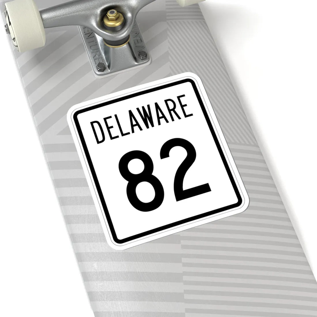 Delaware 82 1955 (Delaware) (Road Sign) STICKER Vinyl Kiss-Cut Decal - The Sticker Space
