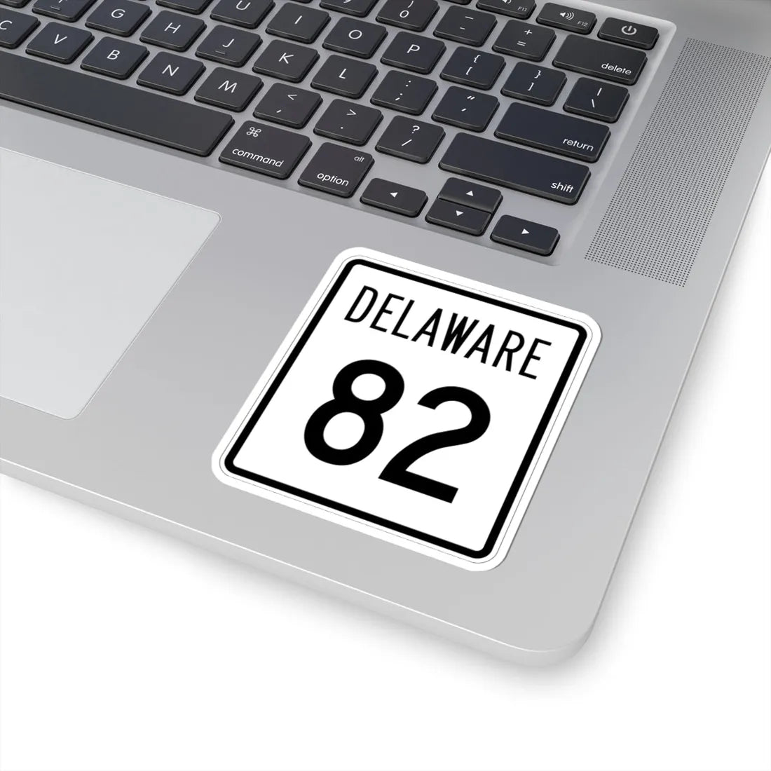 Delaware 82 1955 (Delaware) (Road Sign) STICKER Vinyl Kiss-Cut Decal - The Sticker Space