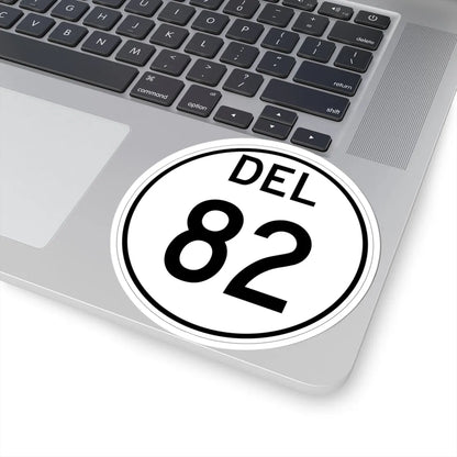 Delaware 82 1964 (Delaware) (Road Sign) STICKER Vinyl Kiss-Cut Decal - The Sticker Space