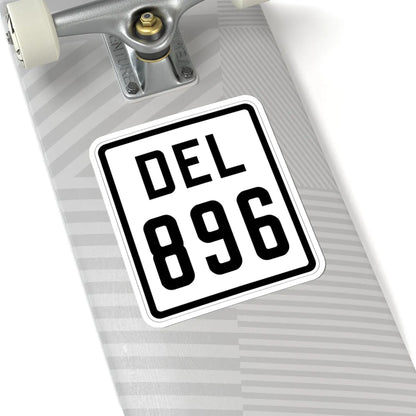 Delaware 896 1926 (Delaware) (Road Sign) STICKER Vinyl Kiss-Cut Decal - The Sticker Space
