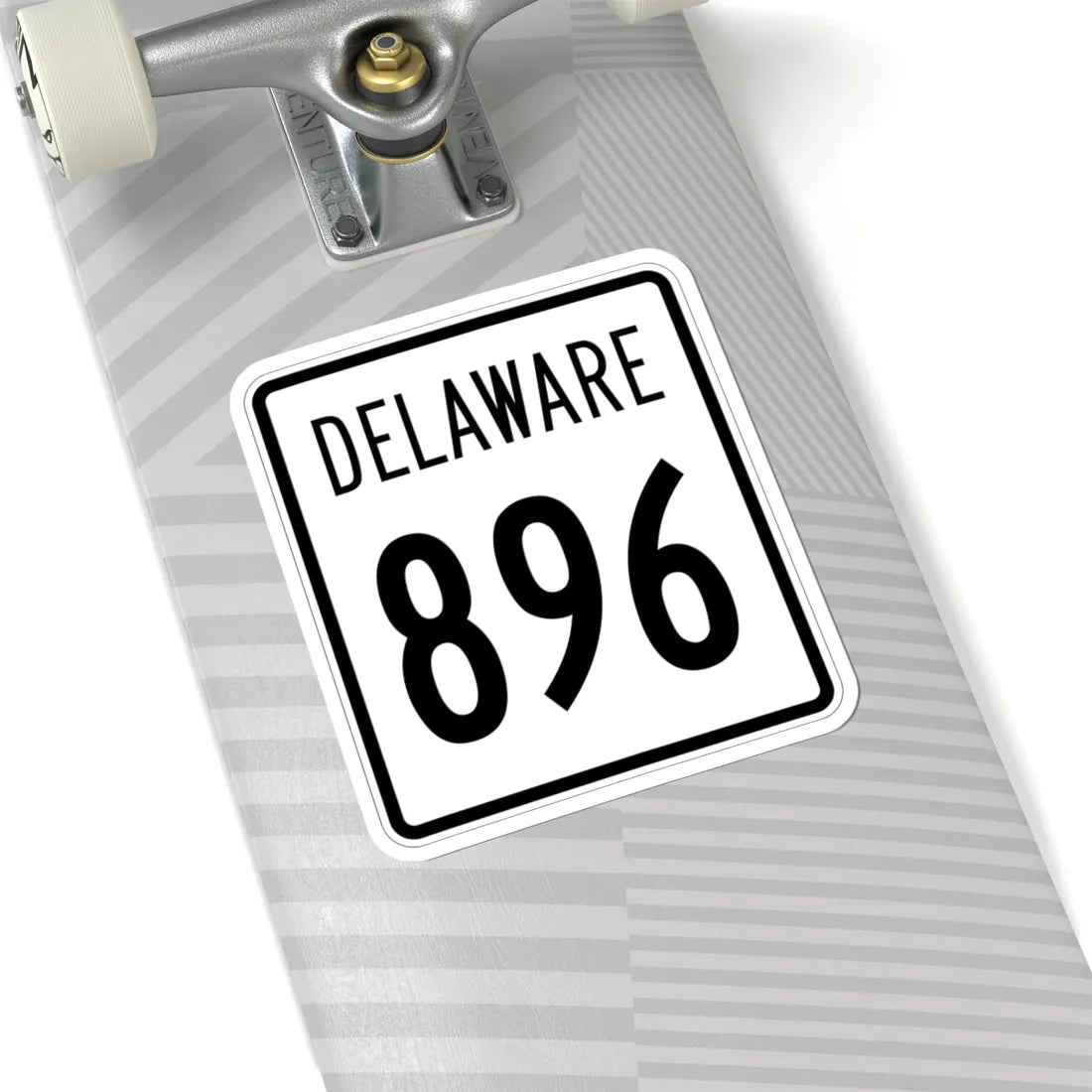Delaware 896 1955 (Delaware) (Road Sign) STICKER Vinyl Kiss-Cut Decal - The Sticker Space