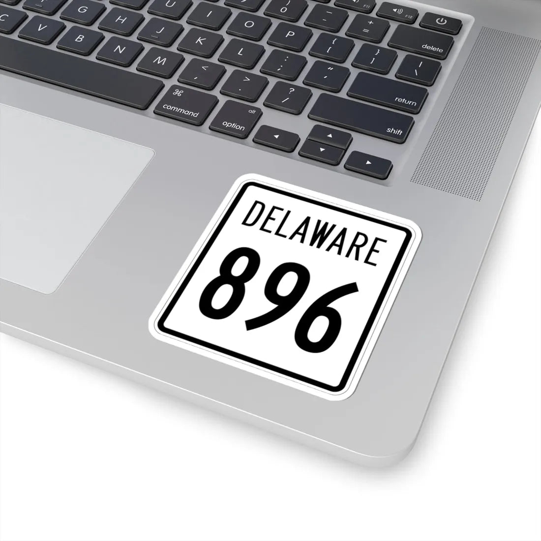 Delaware 896 1955 (Delaware) (Road Sign) STICKER Vinyl Kiss-Cut Decal - The Sticker Space