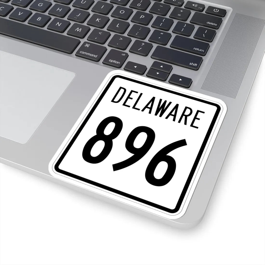 Delaware 896 1955 (Delaware) (Road Sign) STICKER Vinyl Kiss-Cut Decal - The Sticker Space