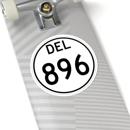 Delaware 896 1964 (Delaware) (Road Sign) STICKER Vinyl Kiss-Cut Decal - The Sticker Space