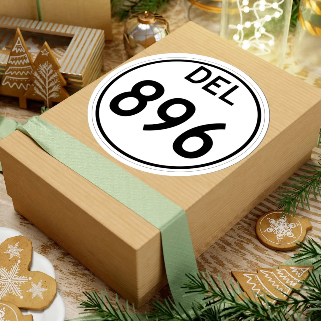 Delaware 896 1964 (Delaware) (Road Sign) STICKER Vinyl Kiss-Cut Decal - The Sticker Space