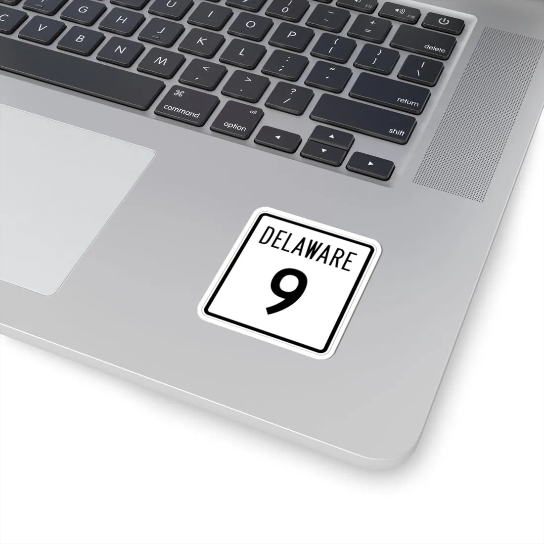 Delaware 9 1955 (Delaware) (Road Sign) STICKER Vinyl Kiss-Cut Decal - The Sticker Space