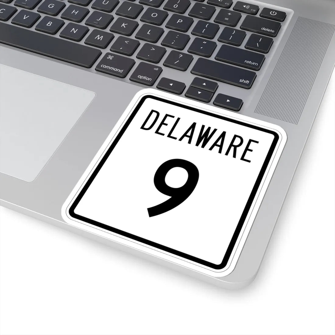 Delaware 9 1955 (Delaware) (Road Sign) STICKER Vinyl Kiss-Cut Decal - The Sticker Space