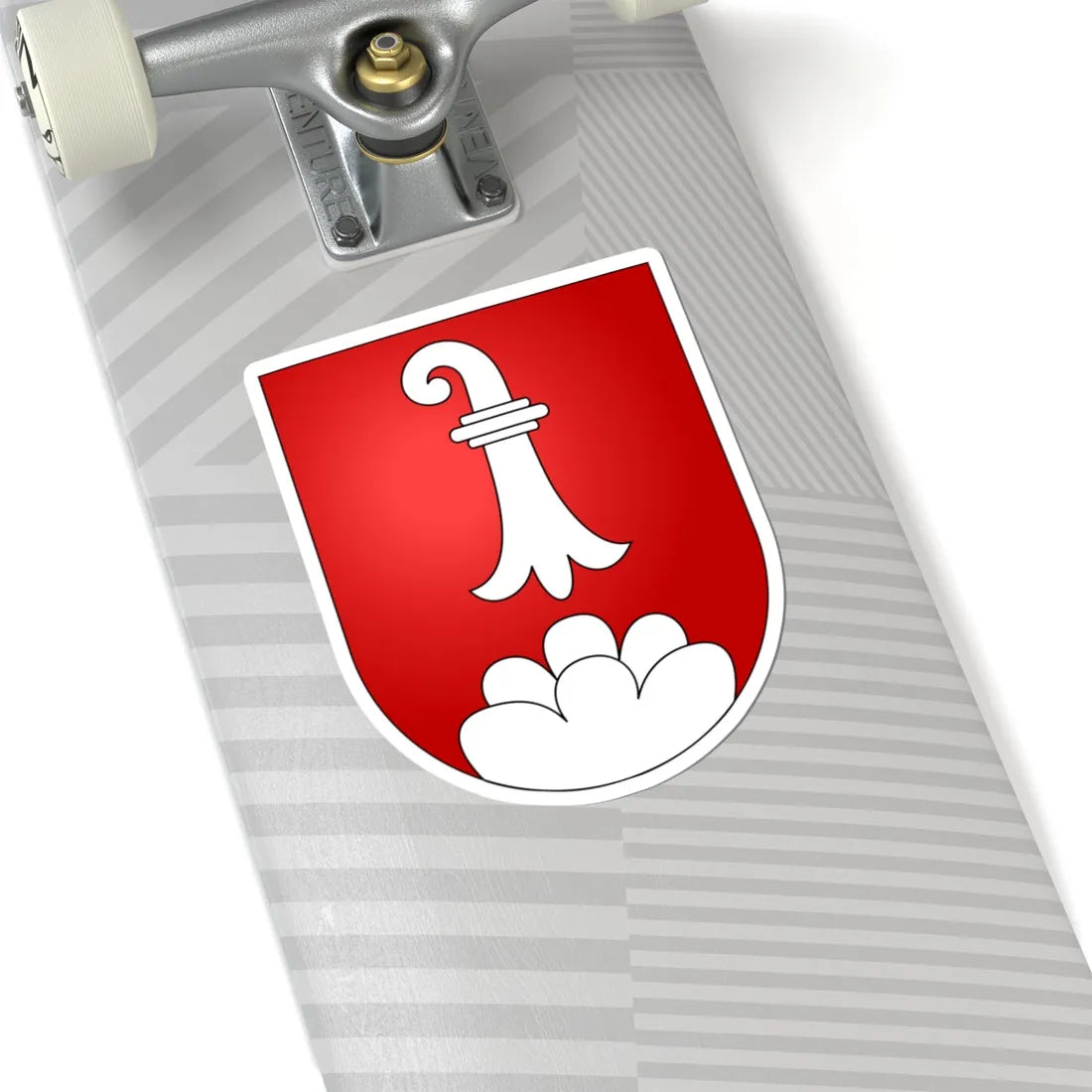 Delemont coat of arms (Switzerland) (Coat of Arms) STICKER Vinyl Kiss-Cut Decal - The Sticker Space