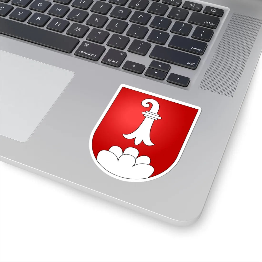Delemont coat of arms (Switzerland) (Coat of Arms) STICKER Vinyl Kiss-Cut Decal - The Sticker Space