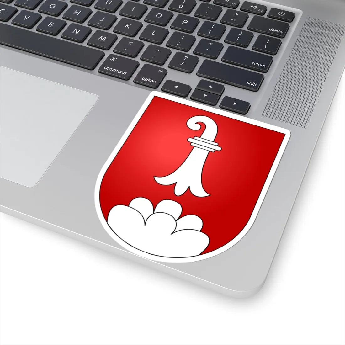 Delemont coat of arms (Switzerland) (Coat of Arms) STICKER Vinyl Kiss-Cut Decal - The Sticker Space