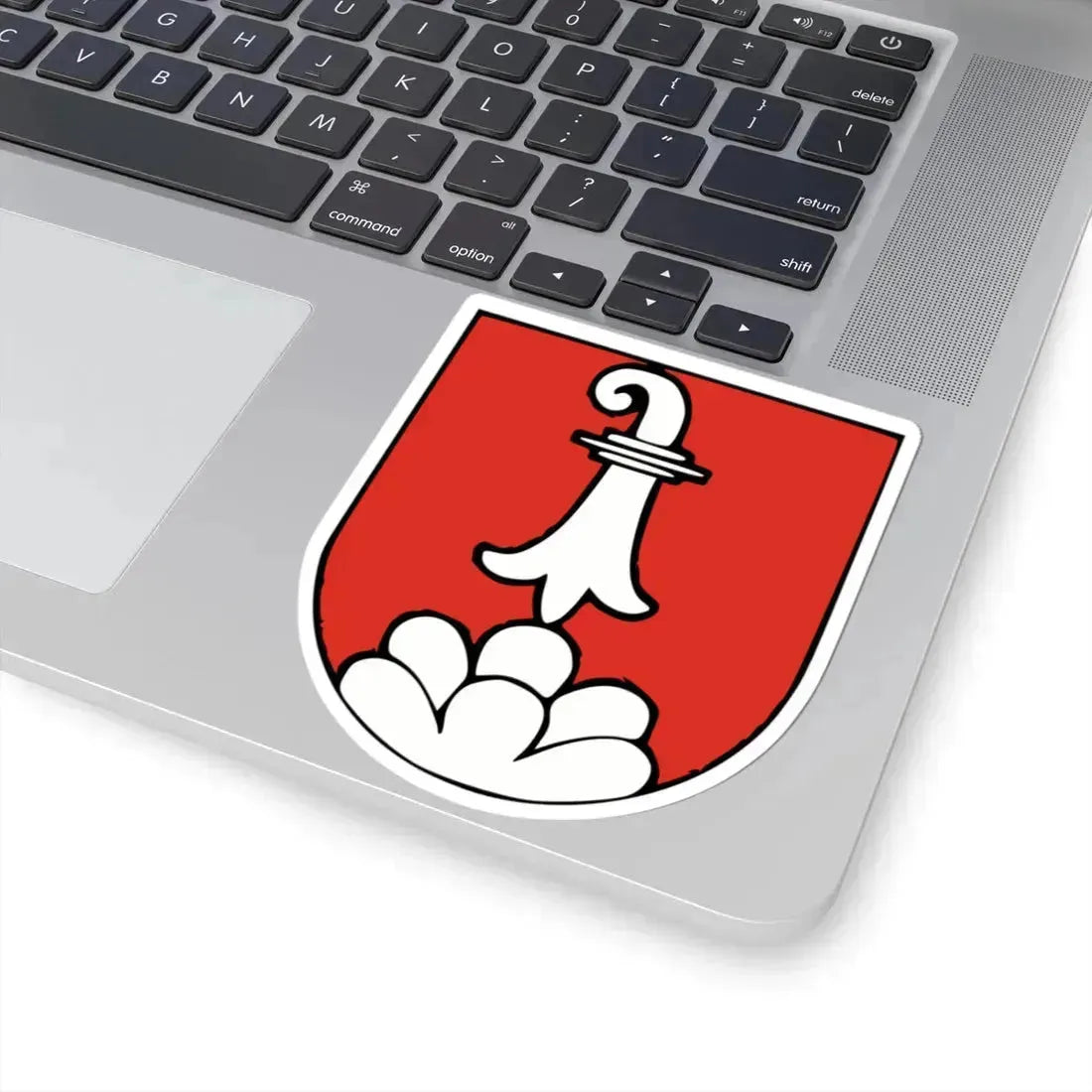 Delemont-coat of arms (Switzerland) (Coat of Arms) STICKER Vinyl Kiss-Cut Decal - The Sticker Space