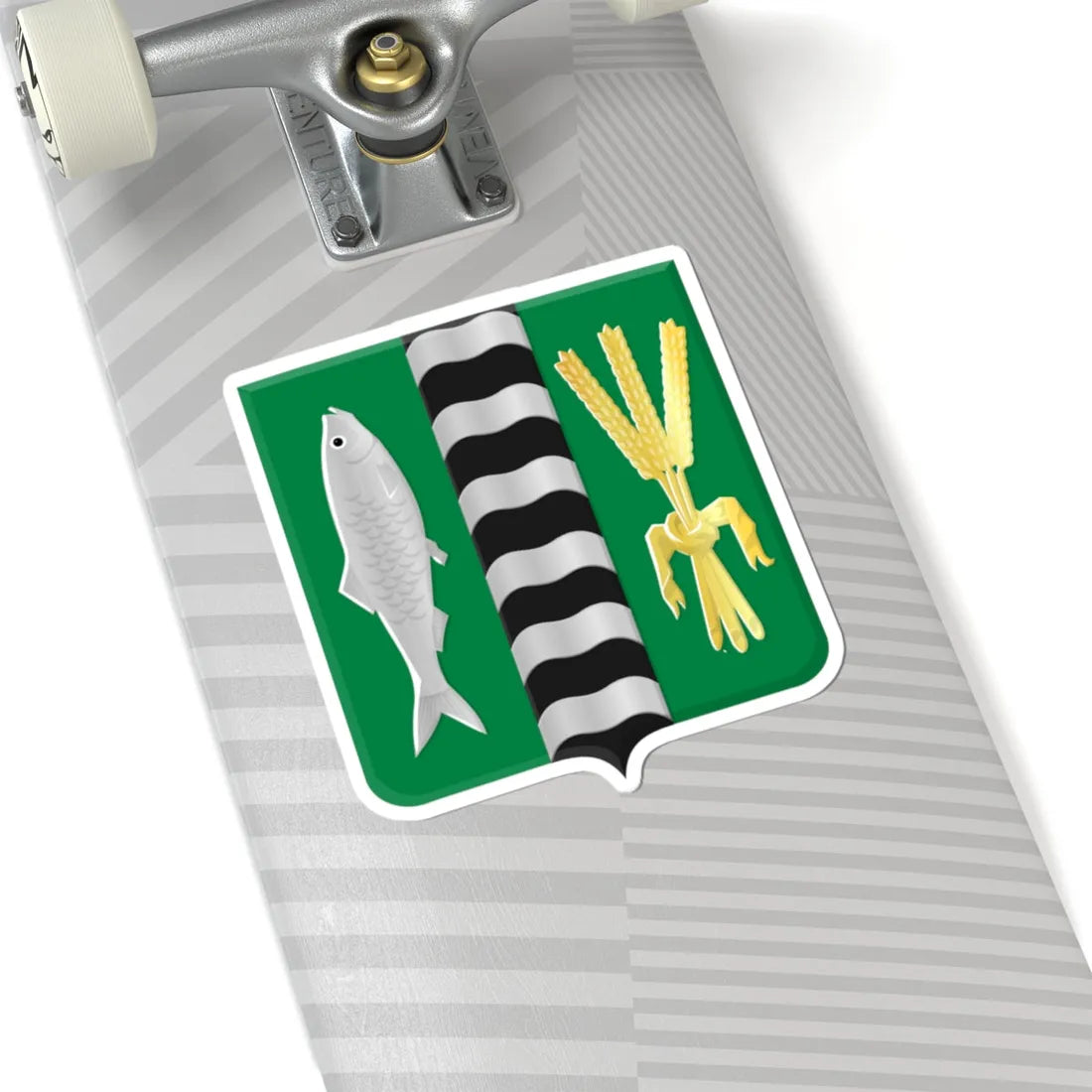 Delfshaven wapen (Netherlands) (Coat of Arms) STICKER Vinyl Kiss-Cut Decal - The Sticker Space