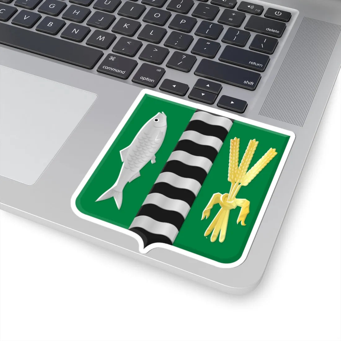 Delfshaven wapen (Netherlands) (Coat of Arms) STICKER Vinyl Kiss-Cut Decal - The Sticker Space