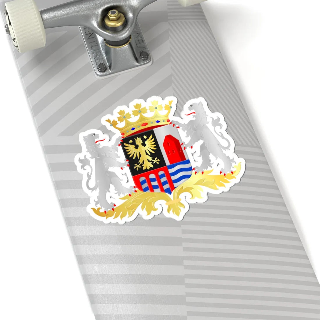 Delfzijl wapen (Netherlands) (Coat of Arms) STICKER Vinyl Kiss-Cut Decal - The Sticker Space