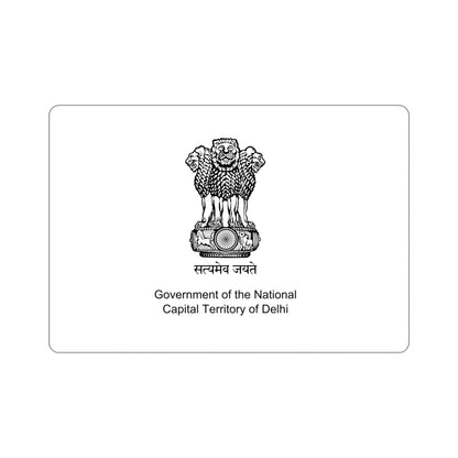 Delhi Capital Territory Flag (India) STICKER Vinyl Die-Cut Decal-5 Inch-The Sticker Space