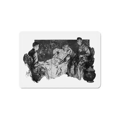 Delightful Si-Si, Liberty magazine, April 11, 1936 (Magazine Illustration) Refrigerator Magnet 4 Inch Die-Cut - The Sticker Space