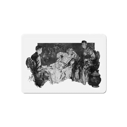 Delightful Si-Si, Liberty magazine, April 11, 1936 (Magazine Illustration) Refrigerator Magnet 6 Inch Die-Cut - The Sticker Space