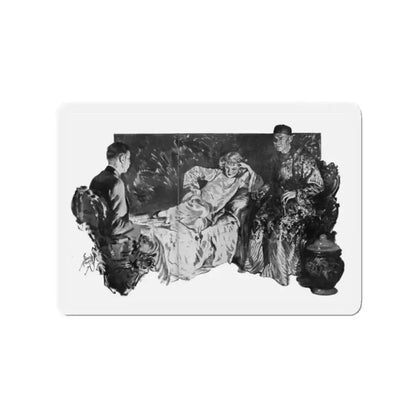 Delightful Si-Si, Liberty magazine, April 11, 1936 (Magazine Illustration) Refrigerator Magnet - The Sticker Space