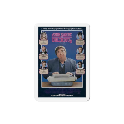 Delirious 1991 Movie Poster Refrigerator Magnet 3 Inch - The Sticker Space