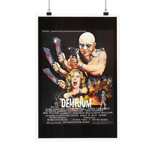 DELIRIUM 1979 - Paper Movie Poster-12″ x 18″-The Sticker Space