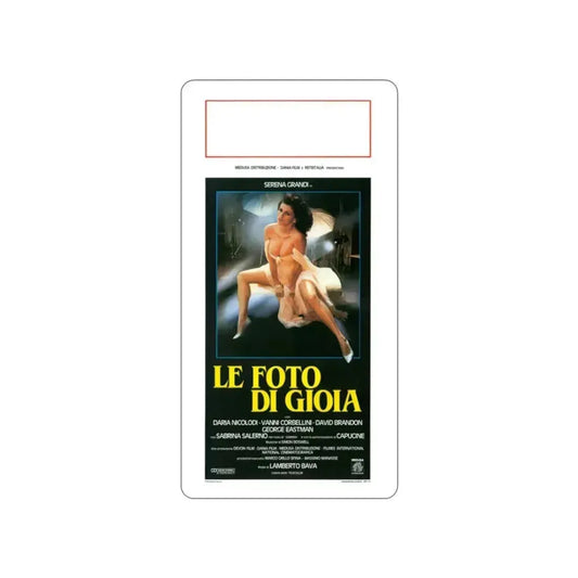 DELIRIUM PHOTO OF GIOIA 1987 Movie Poster STICKER Vinyl Die-Cut Decal 2 Inch - The Sticker Space
