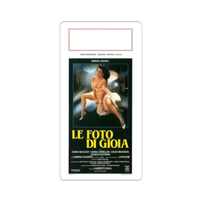 DELIRIUM PHOTO OF GIOIA 1987 Movie Poster - STICKER Vinyl Kiss-Cut Decal 2 Inch White - The Sticker Space