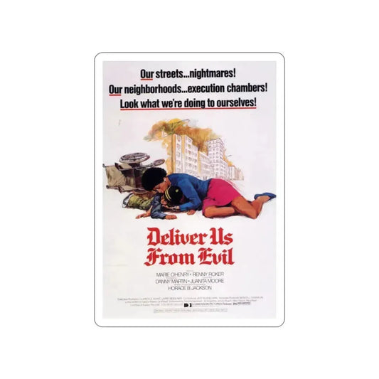 DELIVER US FROM EVIL 1975 Movie Poster STICKER Vinyl Die-Cut Decal 2 Inch - The Sticker Space