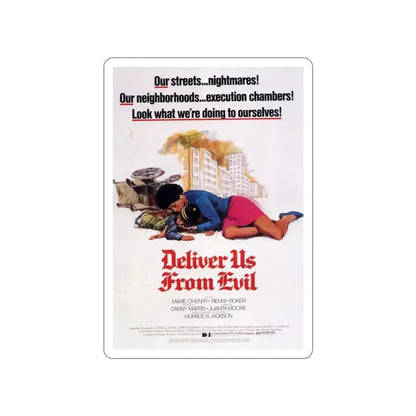 DELIVER US FROM EVIL 1975 Movie Poster STICKER Vinyl Die-Cut Decal 3 Inch - The Sticker Space