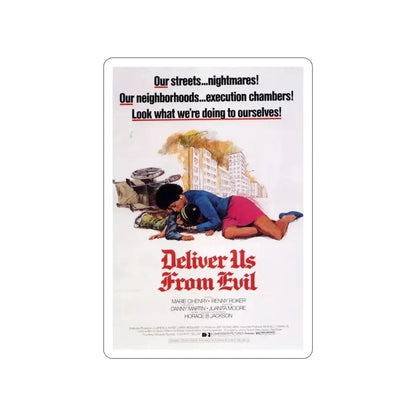 DELIVER US FROM EVIL 1975 Movie Poster STICKER Vinyl Die-Cut Decal - The Sticker Space