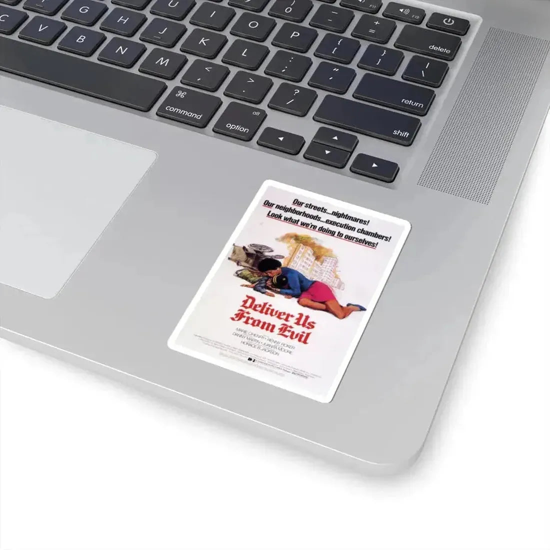 DELIVER US FROM EVIL 1975 Movie Poster - STICKER Vinyl Kiss-Cut Decal - The Sticker Space