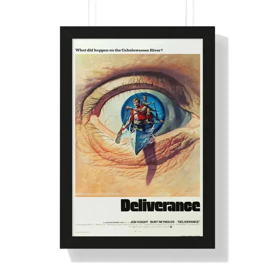 DELIVERANCE 1972 - Framed Movie Poster 16″ x 24″ Black - The Sticker Space