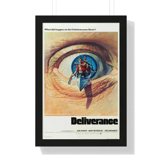 DELIVERANCE 1972 - Framed Movie Poster 16″ x 24″ Black - The Sticker Space