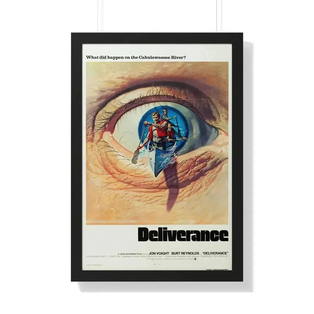 DELIVERANCE 1972 - Framed Movie Poster - The Sticker Space