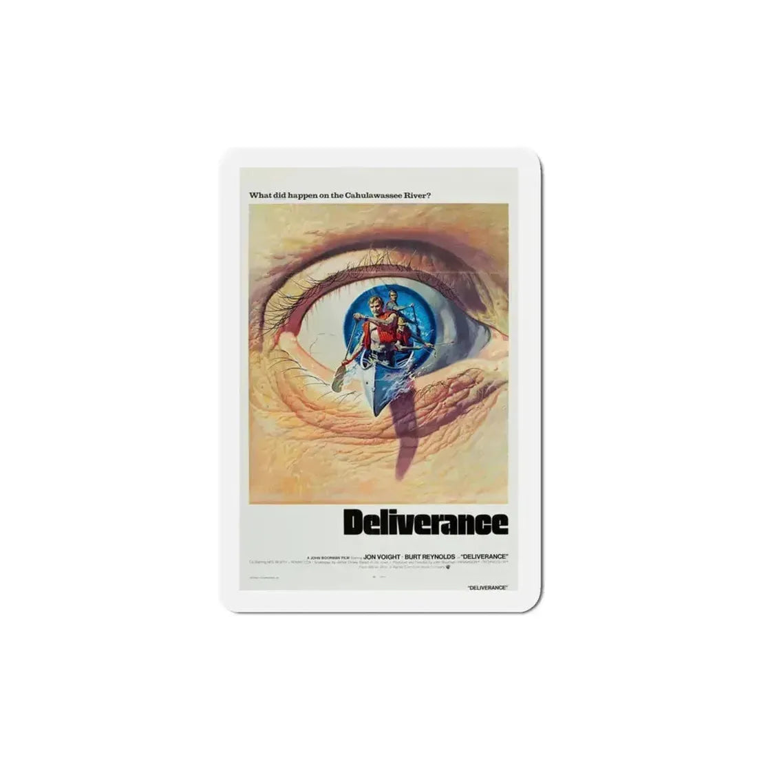 Deliverance 1972 Movie Poster Refrigerator Magnet 3 Inch - The Sticker Space