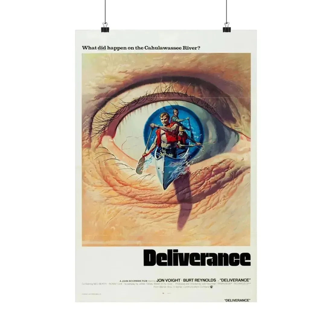 DELIVERANCE 1972 - Paper Movie Poster - The Sticker Space
