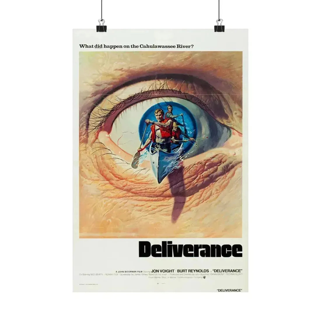 DELIVERANCE 1972 - Paper Movie Poster - The Sticker Space