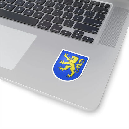 Delley-Portalban-coat of arms (Switzerland) (Coat of Arms) STICKER Vinyl Kiss-Cut Decal - The Sticker Space