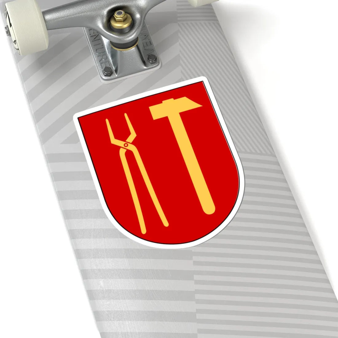 Delsbo vapen (Sweden) (Coat of Arms) STICKER Vinyl Kiss-Cut Decal - The Sticker Space