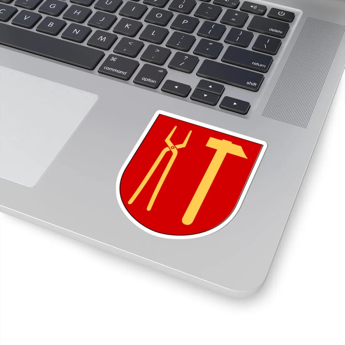Delsbo vapen (Sweden) (Coat of Arms) STICKER Vinyl Kiss-Cut Decal - The Sticker Space
