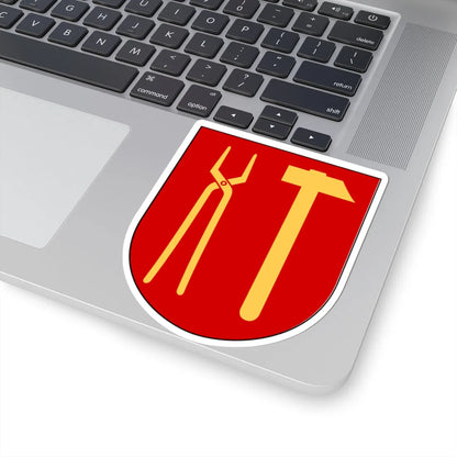Delsbo vapen (Sweden) (Coat of Arms) STICKER Vinyl Kiss-Cut Decal - The Sticker Space