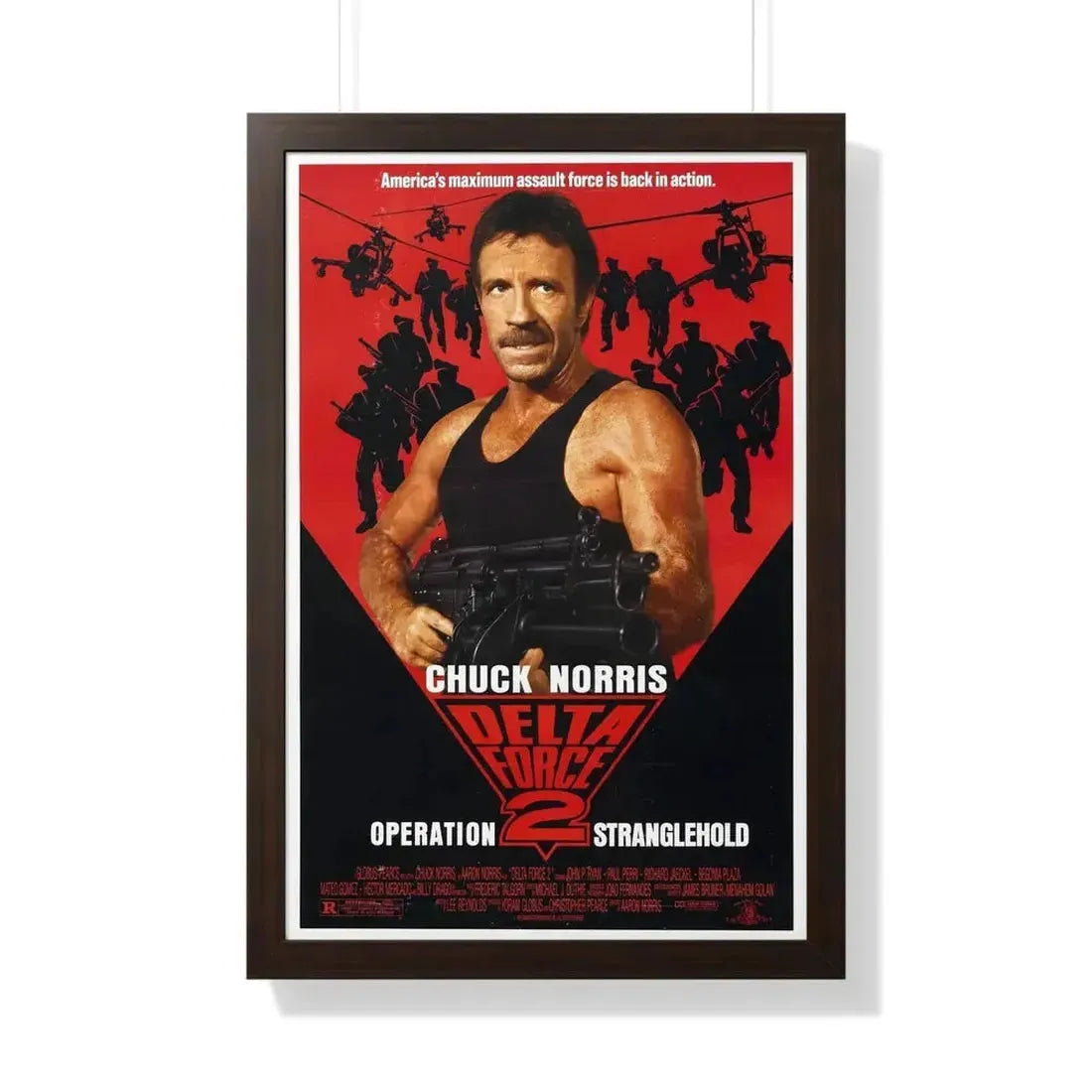 DELTA FORCE 2 1990 - Framed Movie Poster - The Sticker Space