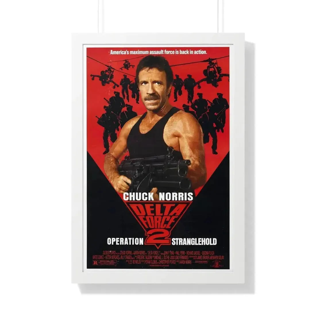 DELTA FORCE 2 1990 - Framed Movie Poster - The Sticker Space