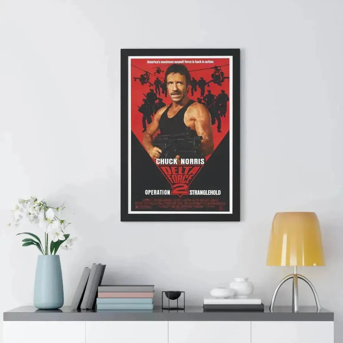 DELTA FORCE 2 1990 - Framed Movie Poster - The Sticker Space