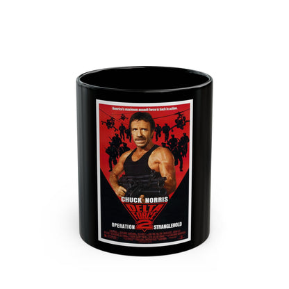 DELTA FORCE 2 1990 Movie Poster - Black Coffee Mug