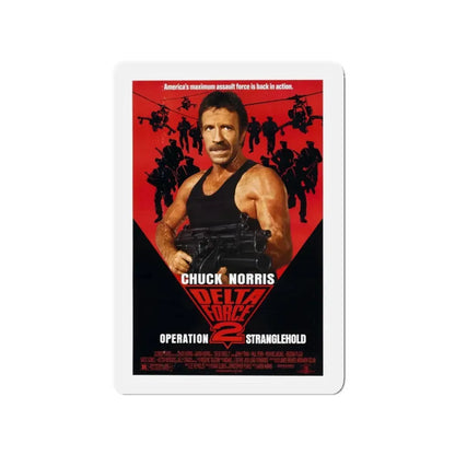 DELTA FORCE 2 1990 Movie Poster - Refrigerator Magnet 3 Inch - The Sticker Space